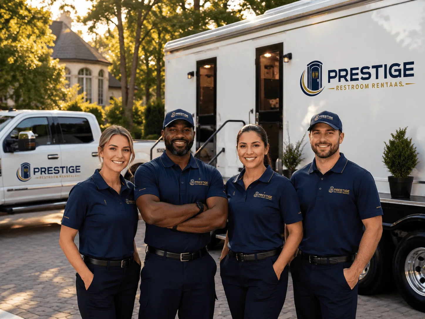 Trusted Luxury Portable Restrooms company in Oakes, ND
